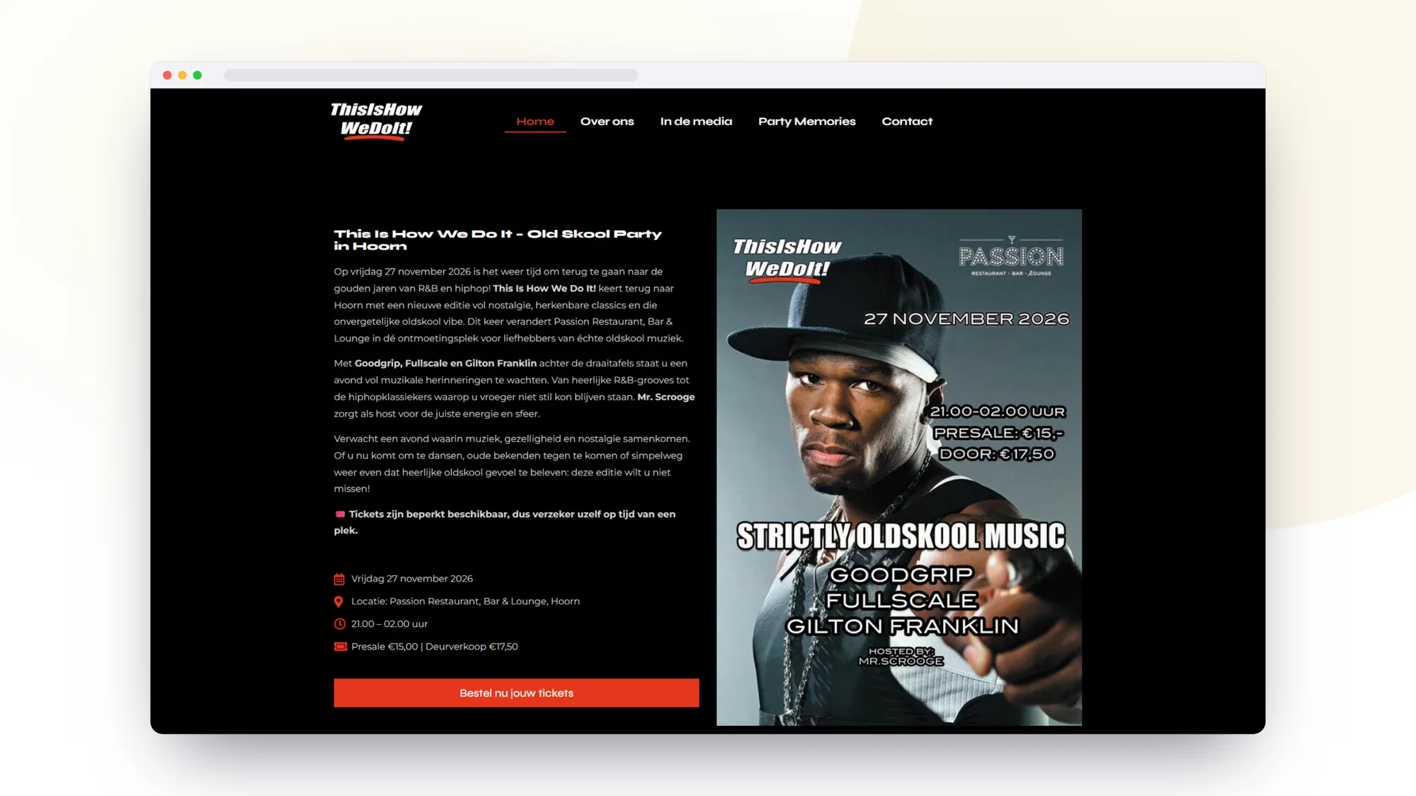 This Is How We Do It: Website door SjopSjop, getoond op desktop, laptop en smartphone